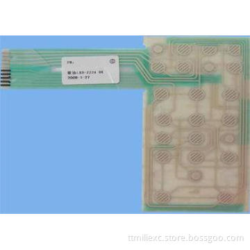 Flexible 0.05-1.0mm PCB Tactile Membrane Switch Substrate V